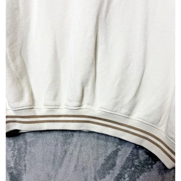 Taylor Swift TTPD The Tortured Poets Department Beige Crew Sweatshirt 2XL - Picture 3 of 6